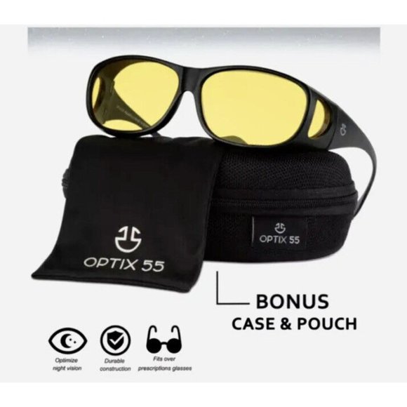 HD Day Night Driving Glasses Fit Over Sunglasses for Men & Women - Anti Glare... - Picture 4 of 10